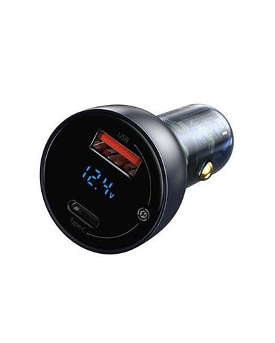 Car charger Baseus Particular Digital Display QC+PPS Dual Quick Charger Car Charger 65W CCKX-C0G