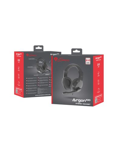 Headphone Genesis Argon 100 Black, 4 image