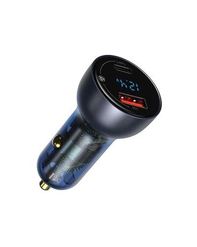 Car charger Baseus Particular Digital Display QC+PPS Dual Quick Charger Car Charger 65W CCKX-C0G, 2 image