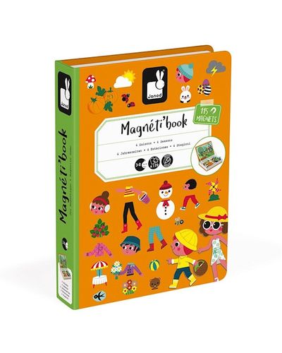 Logical toy Janod Magnetic book Janod 4 seasons J02721