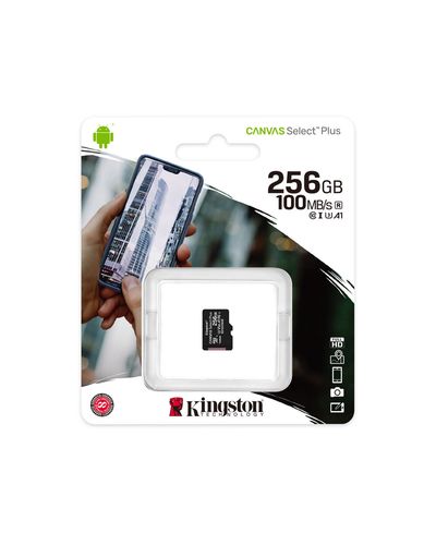 Flash memory card Kingston 256GB microSDXC Canvas Select Plus 100R A1 C10 (SDCS2/256GBSP) (Single Pack W/O Adapter), 3 image