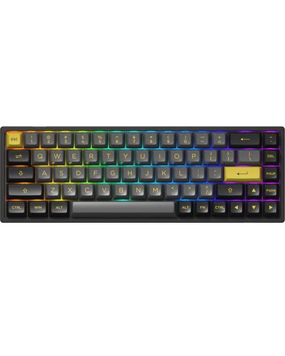 კლავიატურა Akko Keyboard 3068B Plus Black&Gold CS Jelly Purple RGB  - Primestore.ge