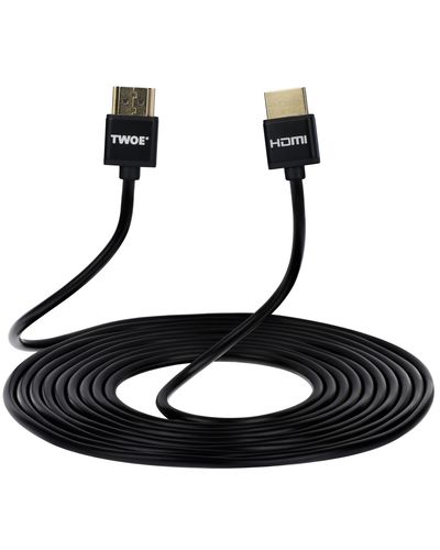კაბელი 2Е Cable HDMI 2.0 (AM/AM), Slim, High Speed, Alumium, 3m, black  - Primestore.ge