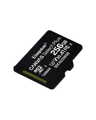 ფლეშ მეხსიერების ბარათი Kingston 256GB microSDXC Canvas Select Plus 100R A1 C10 ( SDCS2/256GBSP) ( Single Pack W/O Adapter) , 2 image - Primestore.ge