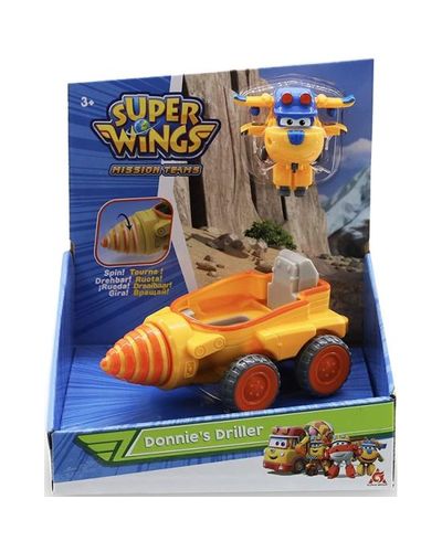 სათამაშო მანქანა Super Wings Donnie's Driller , 3 image - Primestore.ge