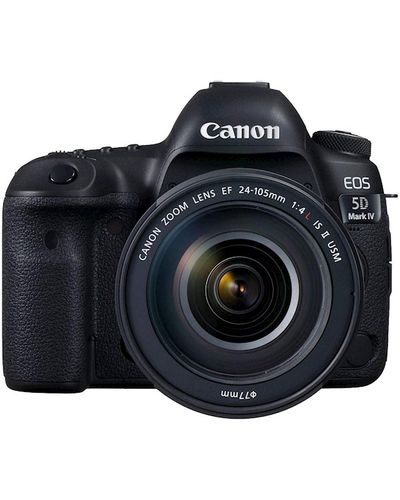 ფოტოაპარატი Canon EOS 5D Mark IV + Lens 24-105mm IS II USM Black  - Primestore.ge