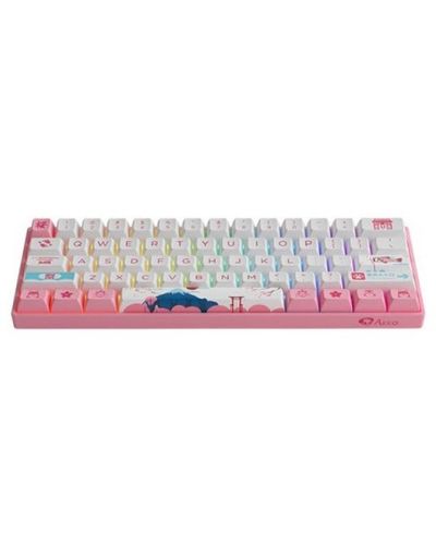 Keyboard Akko Keyboard 3098S RGB London (Hotswappable) CS Jelly Pink RGB, 2 image