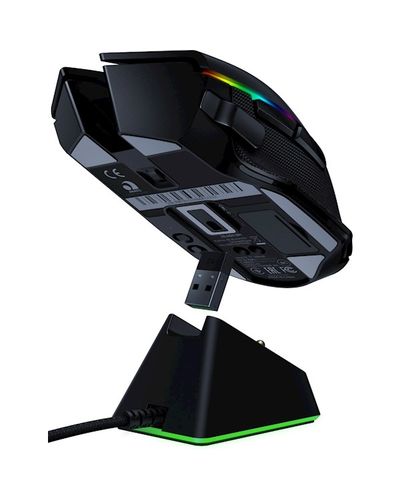 Mouse Razer Gaming Mouse Basilisk Ultimate & Mouse Dock WL RGB Black, 7 image