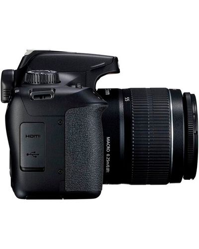 Camera EOS 4000D 18-55 DC KIT+ Lens EF-S 18-55, 18MP APS-C CMOS sensor, 2.7″ LCD screen, 1080P Full-HD EOS Movie, 5 image
