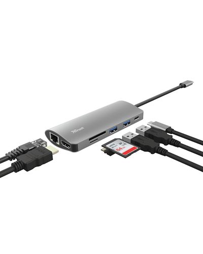 ადაპტერი DALYX 7-IN-1 USB-C ADAPTER , 2 image - Primestore.ge