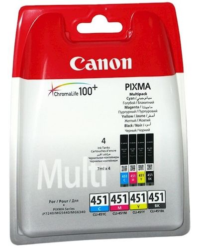 კარტრიჯი Canon CLI-451 Ink Cartridge – MULTIPACK  (B/C/M/Y)  - Primestore.ge