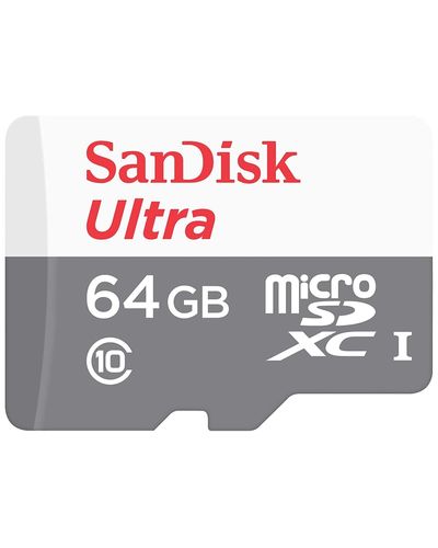 მეხსიერების ბარათი SanDisk Ultra Light microSDHC 64GB 100MB/s Class 10 (SDSQUNR-064G-GN3MN)  - Primestore.ge