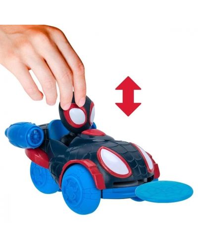 Toy car Spidey Little Vehicle Disc Dashers Miles Morales W1, 2 image