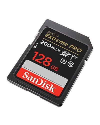 მეხსიერების ბარათი SanDisk 128GB Extreme PRO SD/XC UHS-I Card 200MB/S V30/4K Class 10 SDSDXXD-128G-GN4IN , 3 image - Primestore.ge