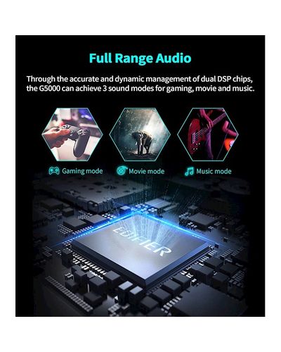 Speaker Edifier G5000, 88W, Bluetooth, AUX, USB, Speaker, Black, 4 image