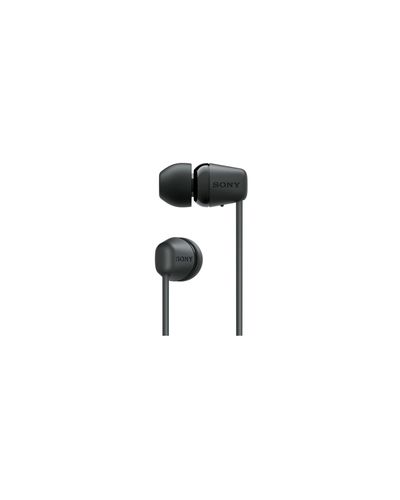 Headphone Sony WI-C100 Wireless In-ear Headphones - Black, 2 image