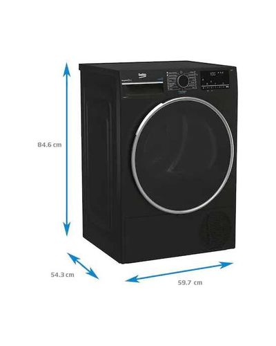 Washer dryer BEKO B3T68239MG b300, 4 image