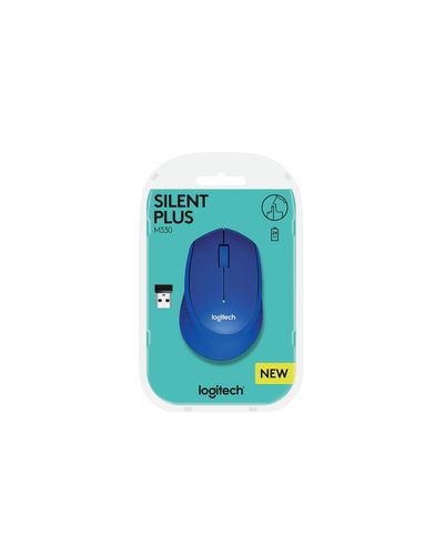 მაუსი Logitech M330 Silent Plus (910-004910) Blue , 4 image - Primestore.ge