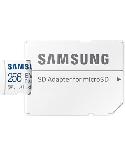 მეხსიერების ბარათი Samsung EVO Plus A2 V30 MIcroSDXC UHS-I 256GB , 2 image - Primestore.ge