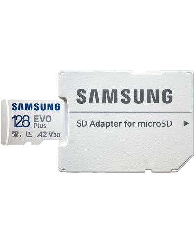 მეხსიერების ბარათი Samsung EVO Plus A2 V30 microSDXC UHS-I 128GB сlass10 , 2 image - Primestore.ge