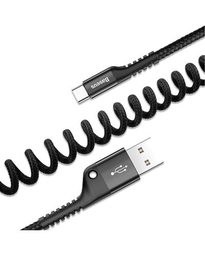 Cable Baseus Fish-Eye Spring USB Data Cable Type-C 2A 1M CATSR-01, 5 image