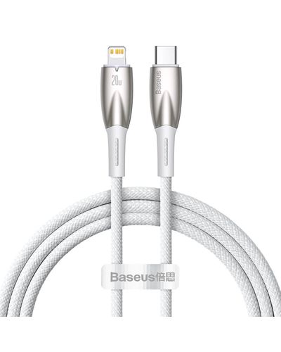 კაბელი Baseus Glimmer Series Fast Charging Data Cable Type-C To Lightning 20W 1M CADH000002  - Primestore.ge