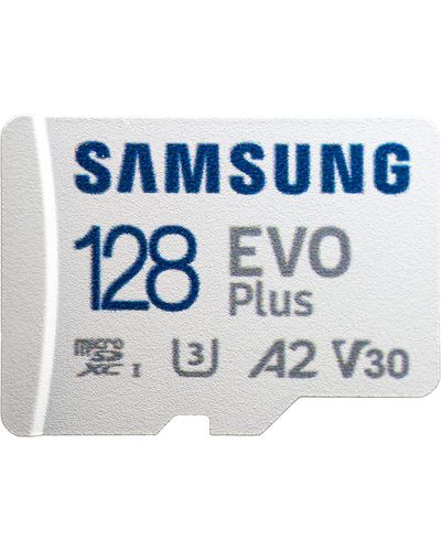 მეხსიერების ბარათი Samsung EVO Plus A2 V30 microSDXC UHS-I 128GB сlass10  - Primestore.ge