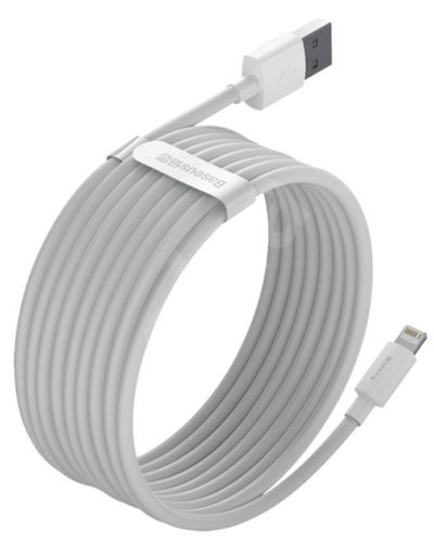 კაბელი Baseus Simple Wisdom Data Cable Kit USB to Lightning 2.4A 1.5m TZCALZJ-02 , 2 image - Primestore.ge