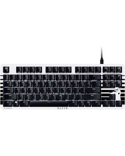 Keyboard Razer BlackWidow Lite Silent Stormtrooper™ Ed. Orange Switch USB US LED, White/Black