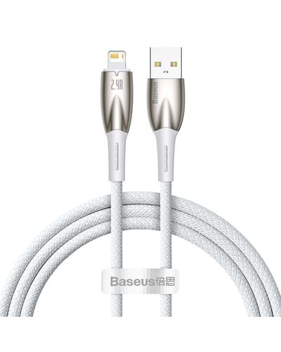 კაბელი Baseus Glimmer Series Fast Charging USB Data Cable Lightning 2.4A 1M CADH000202  - Primestore.ge