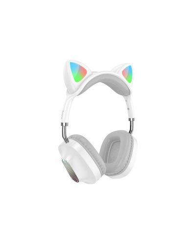 Headphone Hoco ESD13 Skill cat ear BT headphones White