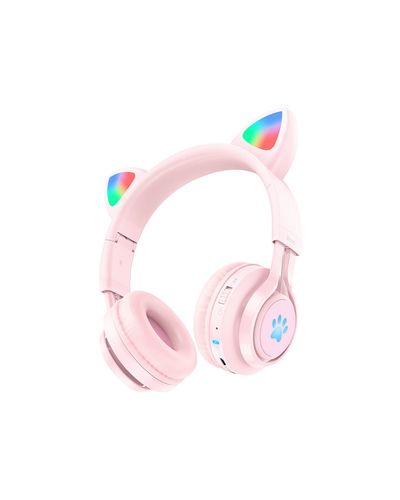 ყურსასმენი Hoco W39 Cat ear kids BT headphones Pink  - Primestore.ge