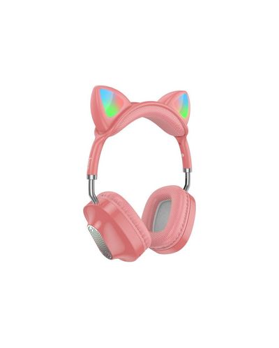 ყურსასმენი Hoco ESD13 Skill cat ear BT headphones - Pink  - Primestore.ge