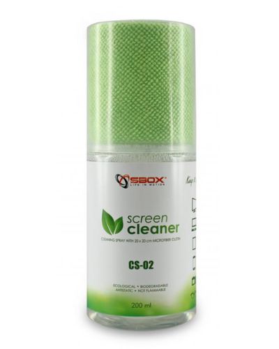 Screen cleaner SBOX Screen Cleaner CS-02 200 ml Green