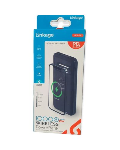 Wireless portable charger WIRELESS LINKAGE LKP-16 10000 MAH