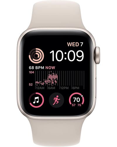 Smart watch Apple Watch SE 2 GPS 40mm Starlight Aluminum Case with Starlight Sport Band Regular, 2 image