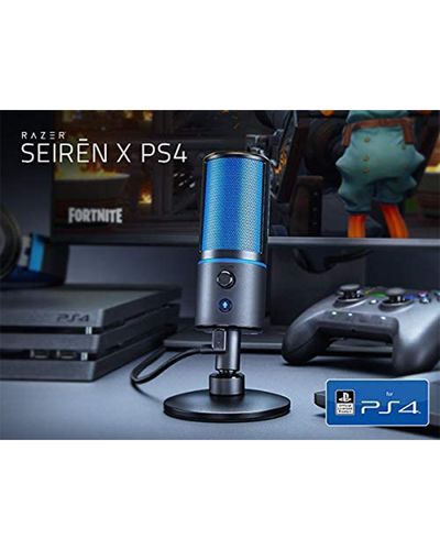 მიკროფონი Razer Microphone Seiren X PS4 USB Black/blue , 3 image - Primestore.ge