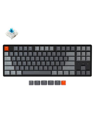 Keyboard Keychron K8 87 Key Gateron White LED Red, 2 image