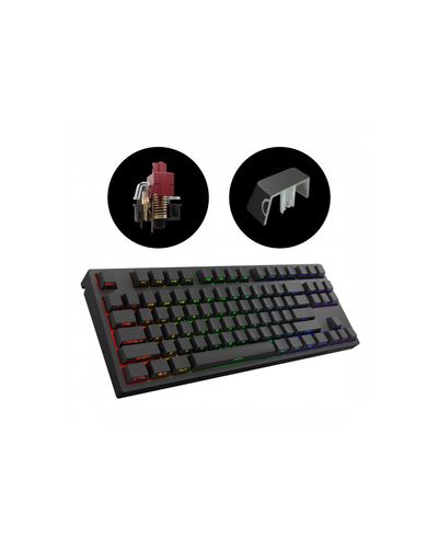 Keyboard Dark Project One KD87A Kebourd ABS Gateron Optical 2.0 Red EU, 4 image