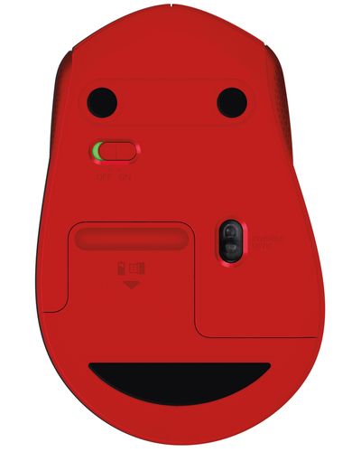 მაუსი LOGITECH Wireless Mouse M330 SILENT PLUS - EMEA - RED , 5 image - Primestore.ge