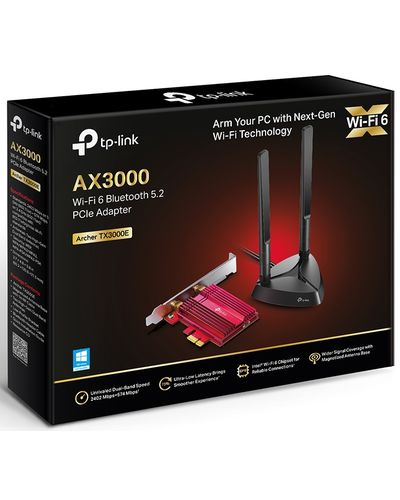 Wi-Fi ადაპტერი TP-Link Archer AX3000E Wi-Fi 6 Bluetooth 5.2 PCIe Adapter , 4 image - Primestore.ge