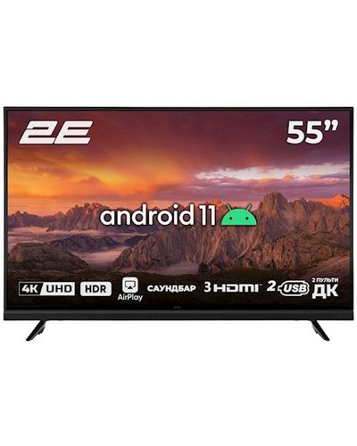 TV 2E 2E-55A06L, 55", 4K UHD, Smart TV