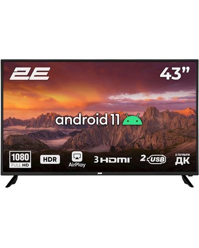 TV 2E 2E-43A06K, 43", FHD, Smart TV
