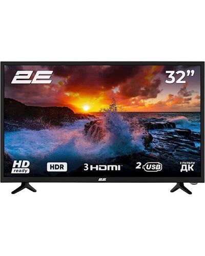 ტელევიზორი 2E 2E-32D3, 32", HD, USB, HDMI, Black  - Primestore.ge