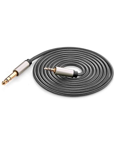 Audio cable UGREEN AV127 (10629) 3.5mm to 6.35mm TRS Stereo Audio Cable 3m, Gray, 3 image