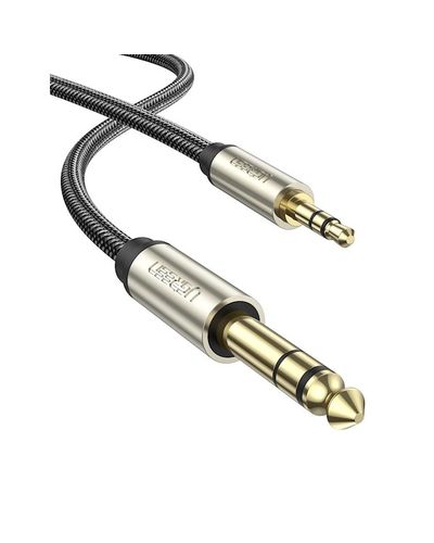 აუდიო კაბელი UGREEN (10630) 3.5mm to 6.35mm TRS Stereo Audio Cable 5m (Gray)  - Primestore.ge