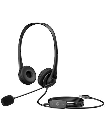 Headphone HP 428H5AA G2, Headset, Wired, USB, Black, 2 image