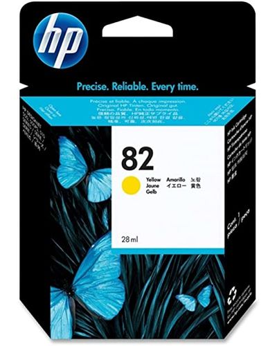 კარტრიჯი HP 82 28-ml Yellow DesignJet Ink Cartridge  - Primestore.ge