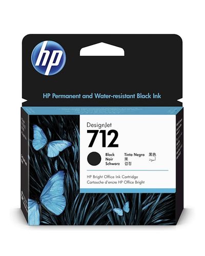 კარტრიჯი HP 712 80-ml Black DesignJet Ink Cartridge  - Primestore.ge