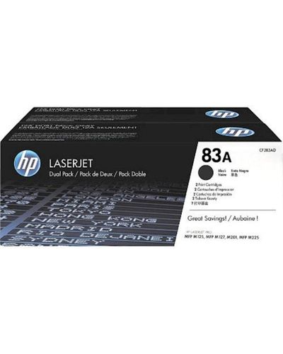 კარტრიჯი HP 83A 2-pack Black Original LaserJet Toner Cartridges  - Primestore.ge